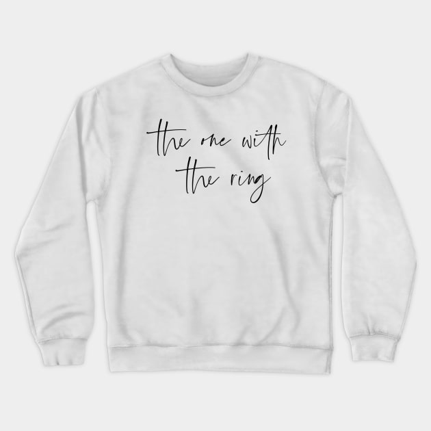 friends title tee bride bridesmaid Crewneck Sweatshirt by kennaplate